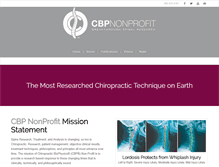 Tablet Screenshot of cbpnonprofit.com